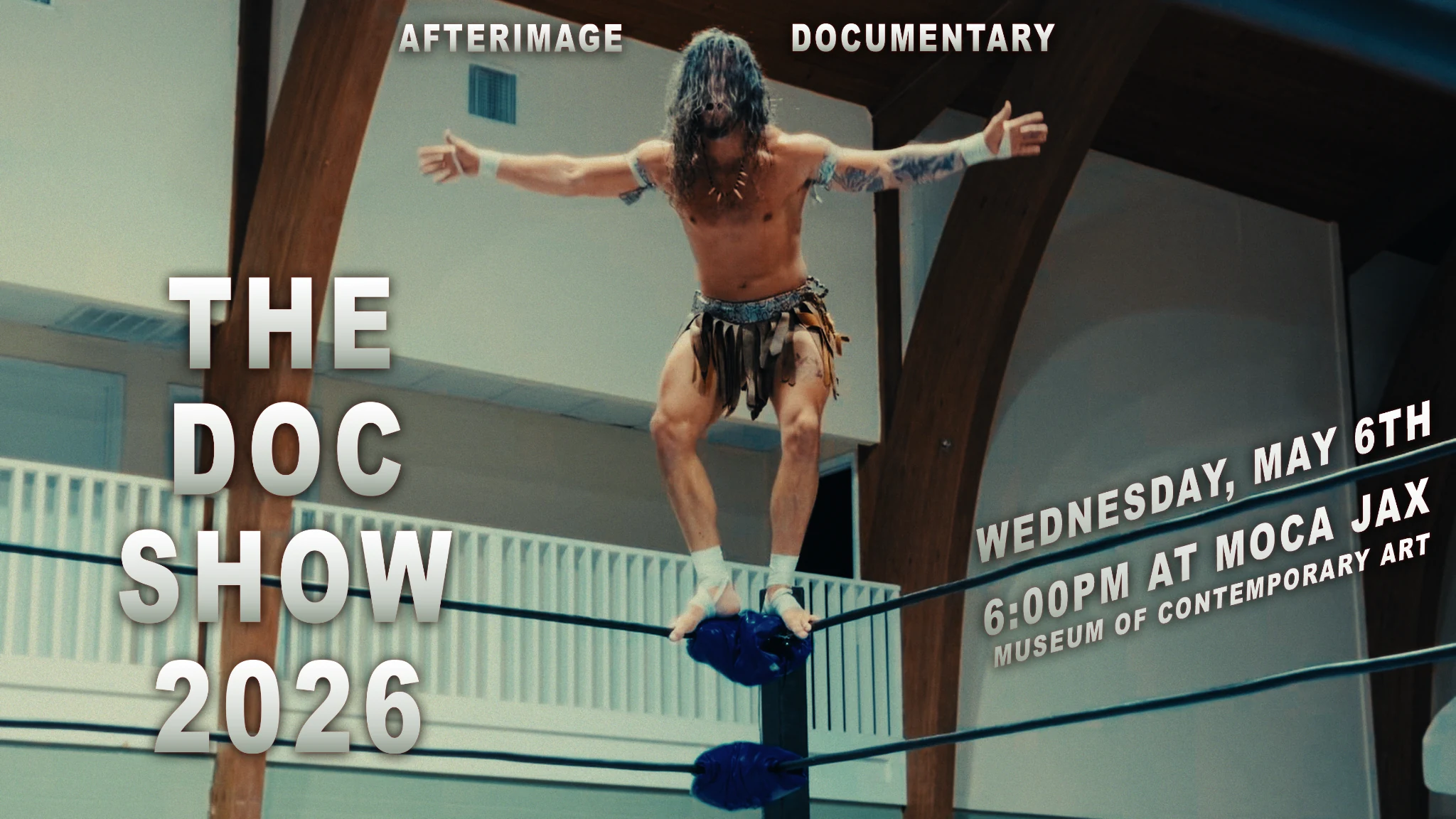 Official 2026 AfterImage Documentary Doc Show poster for MOCA Jacksonville